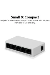Ethernet 5 Port Switch Hub Network Ağ Anahtarı 10/100MBPS LV-SW05 thumbnail 3