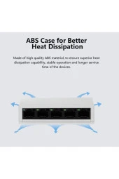 Ethernet 5 Port Switch Hub Network Ağ Anahtarı 10/100MBPS LV-SW05 thumbnail 4
