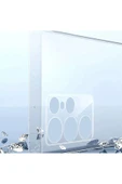 Galaxy S24 Ultra İle Uyumlu Kılıf Transparan GlassElegance TPU Tam Koruma Arka Kapak Şeffaf Renk thumbnail 5