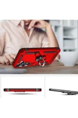 Samsung Galaxy S23 FE ile uyumlu Kılıf Z-Vega Shockproof Standlı Yüzük Tutuculu Mega Case Kapak - 5