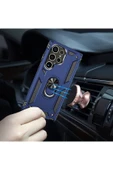 Samsung Galaxy S24 ile uyumlu Kılıf Z-Vega Shockproof Standlı Yüzük Tutuculu Mega Case Kapak - 6