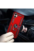 Samsung Galaxy A05 ile uyumlu Kılıf Z-Vega Shockproof Standlı Yüzük Tutuculu Mega Case Kapak thumbnail 7