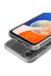 Samsung Galaxy S24 Ile Uyumlu Kılıf Wireless Şarj Özellikli Magsafe Ile Uyumlu Şeffaf Kılıf thumbnail 2