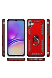 Samsung Galaxy A05 ile uyumlu Kılıf Z-Vega Shockproof Standlı Yüzük Tutuculu Mega Case Kapak thumbnail 3