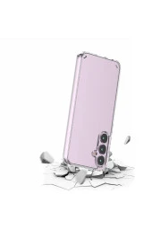 Galaxy S23 FE İle Uyumlu Kılıf Transparan Z-Coss Glass Elegance Tam Koruma Arka Kapak Şeffaf Renk thumbnail 3