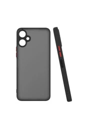 Tecno Spark 9T ile uyumlu Kılıf Hux Kapak Şık ve Dekoratif Model Yükseltilmiş Kenarlar - 1