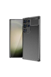 Galaxy S24 Ultra ile Uyumlu Silikon Kılıf Tpu Negro Silikon Ultra Slim Fit Kılıf thumbnail 1