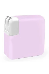 Apple ile uyumlu Güç Adaptörü Silikon Kılıf 96-W USB-C Adaptör Silikon Kılıf Koruma Adaptör Kılıf thumbnail 1