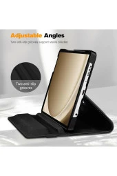 Galaxy Tab A9 Plus Ile Uyumlu Sm-x210 Kılıf 360 Derece Döner Stand Tablet Kılıf 360 Döner Kılıf thumbnail 2