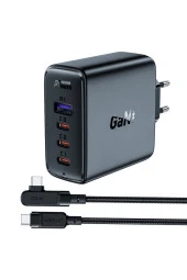 Duvar Şarj Cihazı Pd100w Type-c Şarj Kablolu Hızlı Şarj Gan Cep Telefonu Tablet Şarj Kafa V thumbnail 1