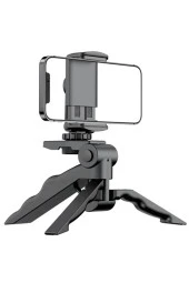 Tripod Modern Tasarım 3 Ayak Mini Kamera Tripodu Döner Başlık Telefon Tutucu Hafif K555 - 2
