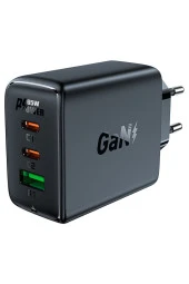 Duvar Şarj Cihazı Type-C ve USB Çıkış PD65W Telefon ve Tablet USB C Hızlı Şarj Başlığı A41 - 1