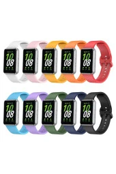 Galaxy Fit3 ile uyumlu Kayış Delikli Esnek Yapılı Tokalı Fit 3 ile uyumlu Wanderlust Spor Kordon thumbnail 4