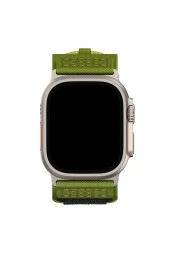 Apple Watch ile uyumlu Kayış 42/44/45/49mm DESIGNED Spor Çırt Çırt Uzunluk Ayarlanabilen Kordon thumbnail 3