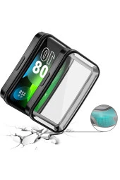 Galaxy Fit3 ile uyumlu Silikon Koruma 360 Tam Kapatan Çerceve PC Kasa Koruma Silikon Çerçeve - 3