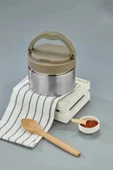 Yemek Kabı 304 Paslanmaz Çelik Japon Tarzı Öğle Yemeği Ofis Çalışanları için 1500 ML MS759 - 9