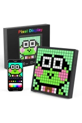 16x16 Pixel Art Animasyonlu RGB Dijital Resim Çerçevesi Genç Odası 20cm x 20cm - App Kontrollü thumbnail 1