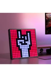 16x16 Pixel Art Animasyonlu RGB Dijital Resim Çerçevesi Genç Odası 20cm x 20cm - App Kontrollü thumbnail 7