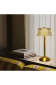 Kristal Masa Lambası Kısılabilir 3 Renk LED Romantik Elmas Kristal Lamba Şarj Edilebilir UL-27 - 2