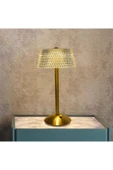 Kristal Masa Lambası Kısılabilir 3 Renk LED Romantik Elmas Kristal Lamba Şarj Edilebilir UL-27 - 4