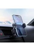 Profesyonel Araç İçi Telefon Tutucu ve Havalandırma Montaj iPhone Uyumlu Kolay Kurulum 4.5-7 inç thumbnail 7