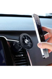 Mıknatıslı Araç İçi Telefon Tutucu Havalandırma Montaj Telefonu 360 Derece Döndürebilir ML216 thumbnail 1