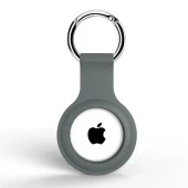 Apple Airtag Uyumlu Kılıf Anahtarlık Klasik Yumuşak Silikon Koruma - 4