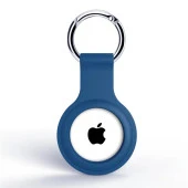 Apple Airtag Uyumlu Kılıf Anahtarlık Klasik Yumuşak Silikon Koruma - 5