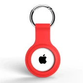 Apple Airtag Uyumlu Kılıf Anahtarlık Klasik Yumuşak Silikon Koruma - 6
