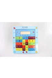 Ahşap Eğitici Number Place ( Numara Yerleştirme ) Oyunu - 1