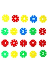 Çiçekler ve sayılar Yapı Blokları Karton Kutulu - 1