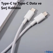 ScHitec 120W Super Turbo Type-C Çıkışlı Hızlı Şarj Aleti Type-C to Type-C Kablolu Set - 4
