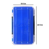 Sea Horse 21,5 Cm Çift Taraflı Sahte Balık Maket Yem Kutusu 6 Bölmeli - 3