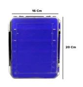 Sea Horse 14,5 Cm Çift Taraflı Sahte Balık Maket Yem Kutusu 10 Bölmeli - 2