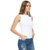 6 Adet Tutku Elit Bayan Kolsuz Sıfır Kol Likralı Atlet 2201 thumbnail 1