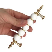 İnci Kulp 96 mm Altın Gold Mutfak Kulpu Çekmece Dolap Kapak Kulbu Metal Mobilya Dolabı Kulpları - 2