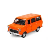 Nostaljik Metal Çek Bırak Ford Sesli ve Işıklı Minibüs Turuncu ( 1/36 Ölçek ) - 1