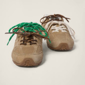 New Balance X Miu Miu 530 SL Suede Khaki - 4