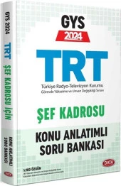 2024 TRT Şef Kadrosu GYS Konu Anlatımlı Soru Bankası Data Yayınları - 1