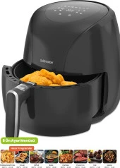 Goldmaster Foodchef 2000 Watt Yüksek Güç 6,4 Litre Geniş Xxl Dokunmatik Airfryer Yağsız Sıcak Hava F - 5