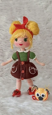 Aleda Bebek Amigurumi Organik Oyuncak - 5
