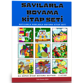 Sayılarla Boyama Seti (2 Kitap 64 Süper BOYAMA) - 1