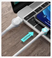 Type-c USB Hızlı Şarj Ve Data Kablosu Led Işık Göstergeli 1 Metre - 3