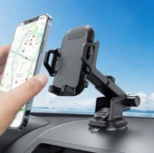 Araç İçi Telefon Tutucu Vantuzlu Uzayabilen Ayarlanabilir Telefon Tutucu - 4