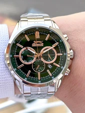 Slazenger Çelik Kordon İç Fonksiyonları Aktif 5 Atm Suya Dayanıklı Erkek Kol Saati SL.1898.2.05 thumbnail 2