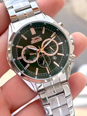 Slazenger Çelik Kordon İç Fonksiyonları Aktif 5 Atm Suya Dayanıklı Erkek Kol Saati SL.1898.2.05 thumbnail 4