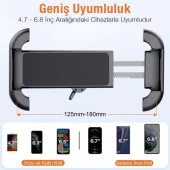 Coofbe 360° Dönen Ayarlanabilir Bisiklet Motosiklet Telefon Tutucu Bebek Arabası Scooter Tutucu - 6