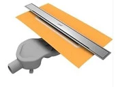 47H0034000000002-Hüppe - Studio İstanbul Duş Kanalı Sifonlu - 60cm Parlak Satine 42LT - 1