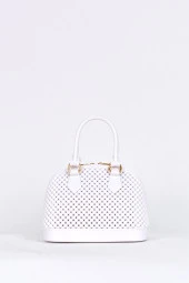 Elatae Kadın Omuz Askılı Silikon Çapraz Çanta Beyaz 26565 thumbnail 5