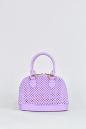 Elatae Kadın Omuz Askılı Silikon Çapraz Çanta Lila 26565 thumbnail 1